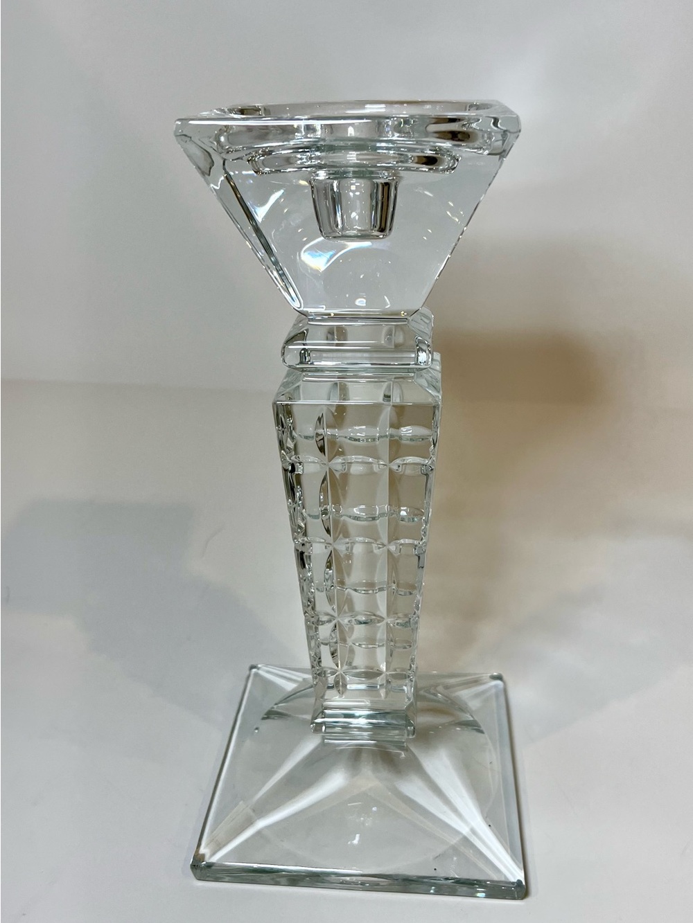 Bombay Company Crystal Candle Holder - Elegant Pillar or Taper